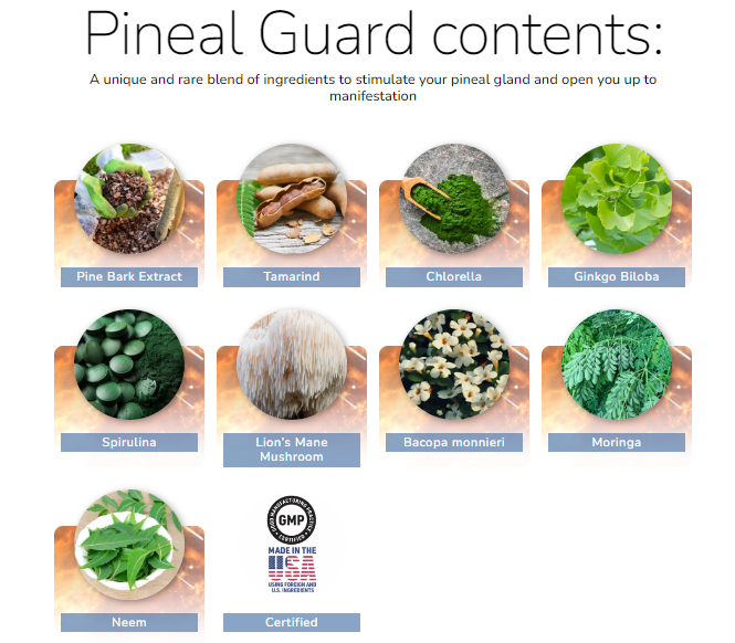 Pineal Guard Ingredients